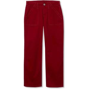 Lands’ End Girls Woven Pull On Utility Cargo Pants(Biking Red)