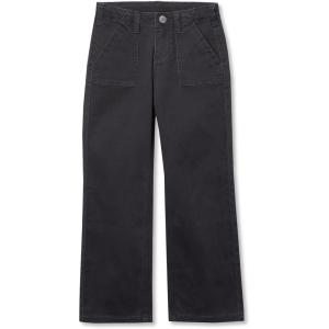 Lands’ End Girls Woven Pull On Utility Cargo Pants(Light Black)