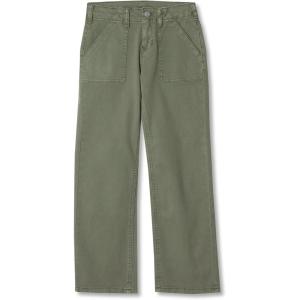 Lands’ End Girls Woven Pull On Utility Cargo Pants(Lily Pad)