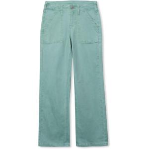 Lands’ End Girls Woven Pull On Utility Cargo Pants(Oil Blue)