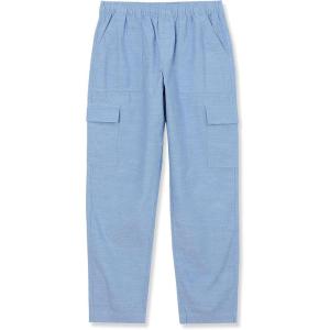 Lands’ End Girls Woven Pull On Utility Cargo Pants(Robins Egg)