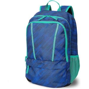 Lands’ End Kids’ ClassMate Blue Galaxy Space Small(Bright Blue Sport Streak)