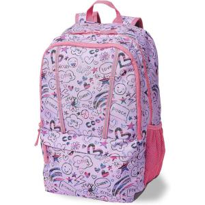 Lands’ End Kids’ ClassMate Blue Galaxy Space Small(Fuchsia Pink Doodles)
