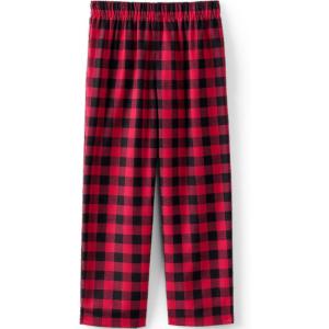 Lands’ End Kids Flannel Pajama Pants(Red Buffalo Plaid)