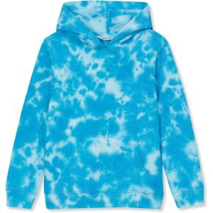 Lands’ End Kids Fleece Pullover Hoodie(Blue Tie Dye)