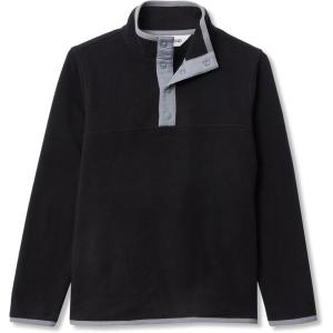 Lands’ End Kids Fleece Quarter Zip(Black/Light Black)