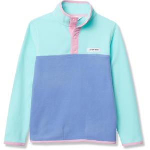 Lands’ End Kids Fleece Quarter Zip(Blue/Purple/Pink)
