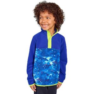 Lands’ End Kids Fleece Quarter Zip(Bright Blue Galaxy)