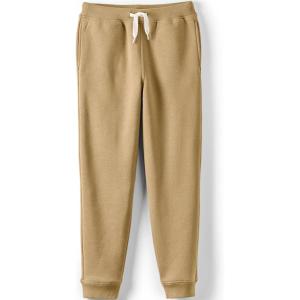 Lands’ End Kids Iron Knee Fleece Jogger Sweatpants(Gold Yellow)