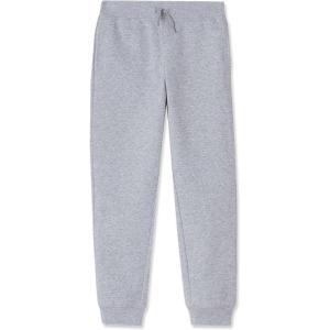 Lands’ End Kids Iron Knee Fleece Jogger Sweatpants(Heather Gray)