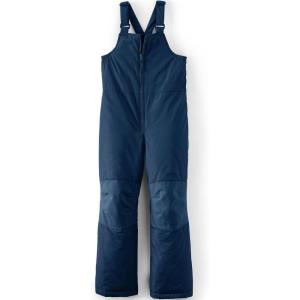 Lands’ End Kids Iron Knee Insulated Winter Snow Bibs(Navy)