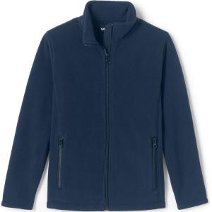 Lands’ End Kids Mid-weight Fleece Jacket(Classic Navy)