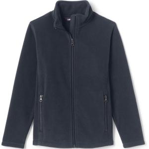 Lands’ End Kids Mid-weight Fleece Jacket(Dark Charcoal)