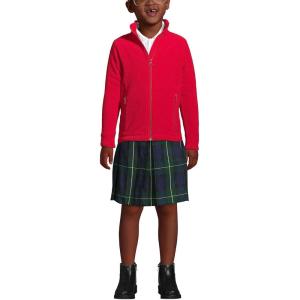 Lands’ End Kids Mid-weight Fleece Jacket(Red)
