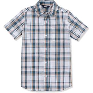 Lands’ End Kids Short Sleeve Poplin Camp Shirt(Everyday Plaid)