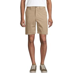 Lands’ End Men’s 11″ Traditional Fit Comfort First Knockabout Chino Shorts(Khaki)