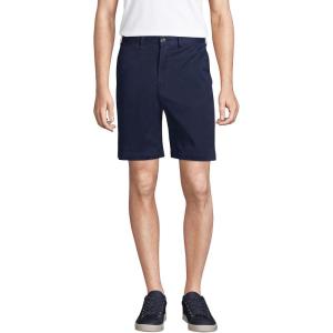 Lands’ End Men’s 11″ Traditional Fit Comfort First Knockabout Chino Shorts(Radiant Navy)