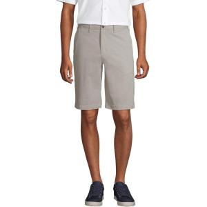 Lands’ End Men’s 11″ Traditional Fit Comfort First Stretch Chino Shorts(Soft Putty)