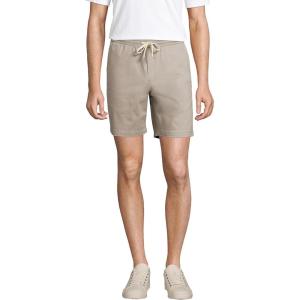 Lands’ End Men’s 7″ Deck Short(Khaki)