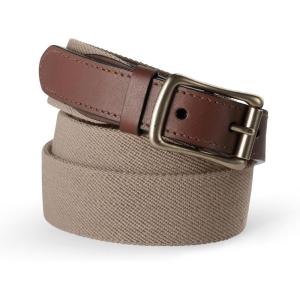Lands’ End Men’s Elastic Surcingle Belt(Khaki)