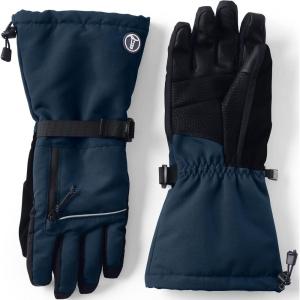 Lands’ End Men’s Expedition Gloves(Radiant Navy)