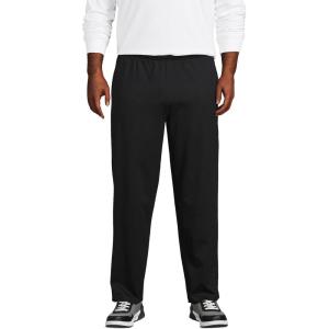 Lands’ End Men’s Jersey Knit Pant(Black)
