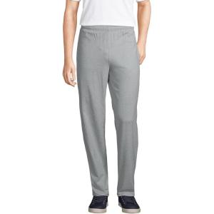 Lands’ End Men’s Jersey Knit Pant(Gray Heather)