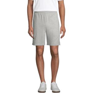 Lands’ End Men’s Jersey Knit Short(Gray Heather)