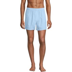 Lands’ End Men’s Poplin Boxers (3-pack)(Blue Jay)