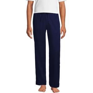 Lands’ End Men’s Poplin Pajama Pants(Deep Sea Navy)