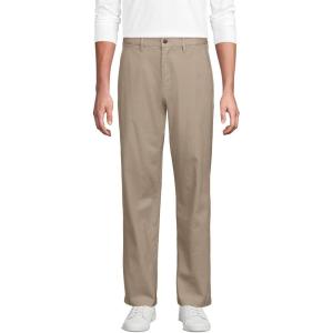 Lands’ End Men’s Relaxed Straight Fit Knockabout Chino(Khaki)