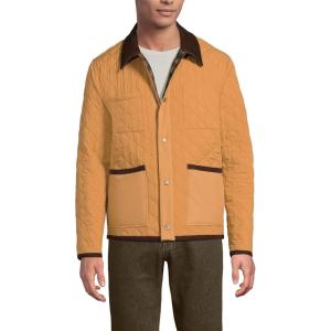 Lands’ End Men’s Reversible Insulated Barn Jacket(Canyon Camel/Buffalo Check)