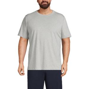 Lands’ End Men’s Super-T Short Sleeve T-Shirt(Gray Heather)