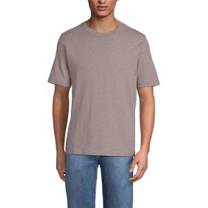 Lands’ End Men’s Super-T Short Sleeve T-Shirt(Light Bark Heather)