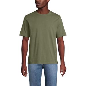 Lands’ End Men’s Super-T Short Sleeve T-Shirt(River Stone Green)