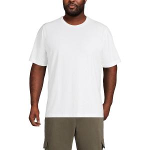 Lands’ End Men’s Super-T Short Sleeve T-Shirt(White)
