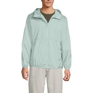 Lands’ End Men’s UPF 50 Windbreaker Jacket(Morning Dew)