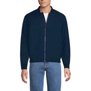 Lands’ End Men’s WanderFree Insulated Bomber Jacket(Radiant Navy)