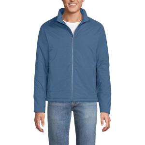 Lands’ End Men’s WanderFree Insulated Jacket(Light Indigo Blue)