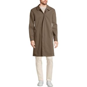 Lands’ End Men’s Waterproof Mac Raincoat(Vintage Taupe)