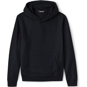 Lands’ End School Uniform Adult Hooded Pullover Sweatshirt(Black)