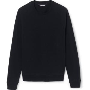 Lands’ End School Uniform Adult Long Sleeve Crewneck Sweatshirt(Black)