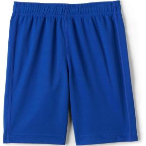 Lands’ End School Uniform Boys Mesh Gym Shorts(Cobalt)