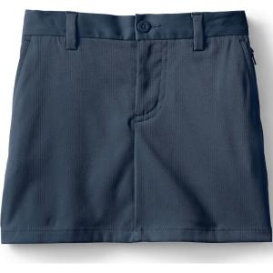 Lands’ End School Uniform Girls Active Chino Skort Top of The Knee(Classic Navy 23)
