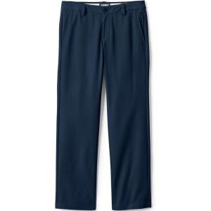 Lands’ End School Uniform Girls Active Performance Chino Pants(Classic Navy)