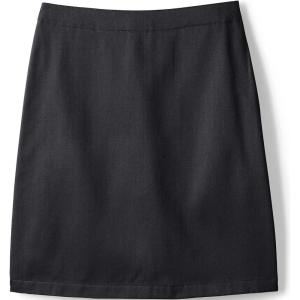 Lands’ End School Uniform Girls Blend Chino Skort Top of Knee(Black)
