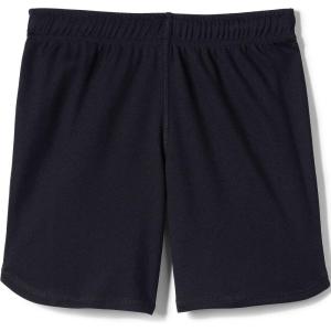 Lands’ End School Uniform Girls Mesh Gym Shorts(Black)
