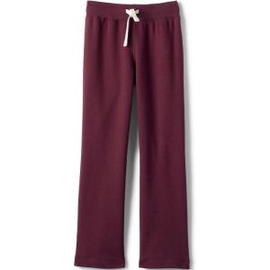 Lands’ End School Uniform Girls Sweatpants(Burgundy)