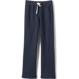 Lands’ End School Uniform Girls Sweatpants(Classic Navy)
