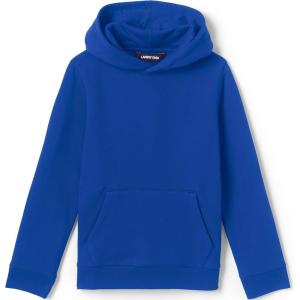 Lands’ End School Uniform Kids Hooded Pullover Sweatshirt(Cobalt)